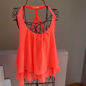 Chic halter style sexy open back top